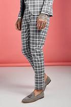 Boohoo Prince Of Wales Skinny Fit Trouser