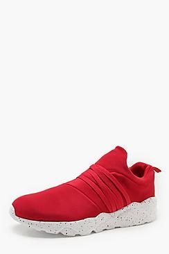 Boohoo Speckled Sole Running Trainer
