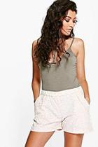 Boohoo Caroline Lace Panel Shorts