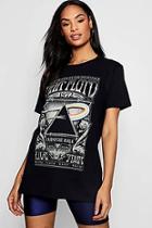 Boohoo Evelyn Pink Floyd Licensed Tee