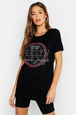 Boohoo Brooklyn Print T-shirt