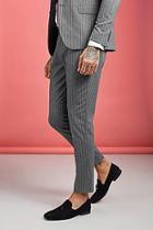 Boohoo Wide Stripe Smart Trouser