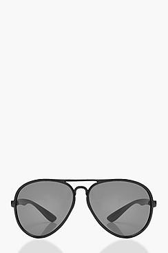 Boohoo Mia Oversized Aviator Sunglasses