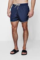 Boohoo Runner Swim Shorts With Sports Trim