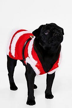 Boohoo Novelty Santa Hooded Dog Fancy Dress Outfit