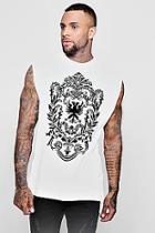 Boohoo Baroque Flock Design Tank