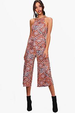 Boohoo Janey Culotte Jumpsuit