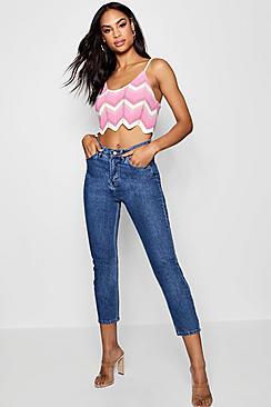Boohoo High Rise Mom Jeans