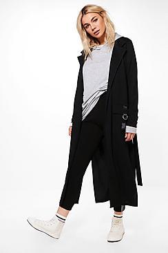 Boohoo Lois D-ring Pocket Duster