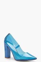 Boohoo Emily Perspex Block Heel Courts