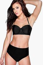 Boohoo Salvora Longline Underwired H/w Bikini