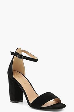 Boohoo Wide Fit Block Heel 2 Parts