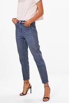 Boohoo Sophie High Waist Seam Front Mom Jeans