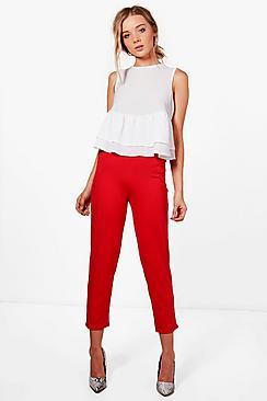 Boohoo Lily Skinny Pocket Trouser