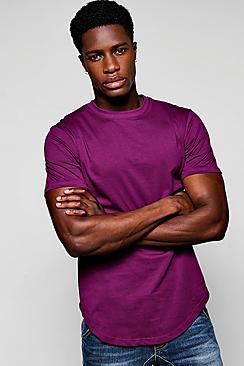 Boohoo Longline Scoop Hem T-shirt