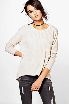 Boohoo Tilly Rib Knit Jumper