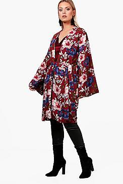 Boohoo Plus Gracie Oriental Kimono