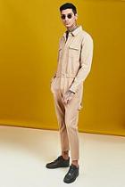 Boohoo Long Length Denim Jumpsuit