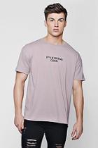 Boohoo Oversized Cool Slogan T-shirt