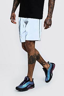 Boohoo Reflective Mid Length Short