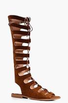 Boohoo Tara Knee High Gladiator Sandals