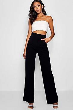 Boohoo Tall High Waisted Leg Pants