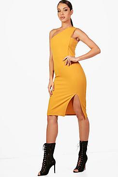 Boohoo One Shoulder Dress