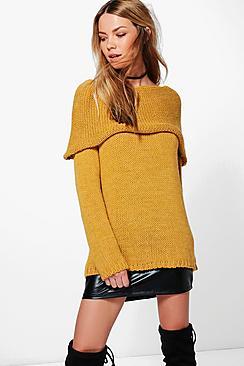 Boohoo Bethany Bardot Jumper