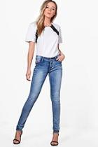 Boohoo Jacelyn 5 Pocket High Rise Skinny Jeans