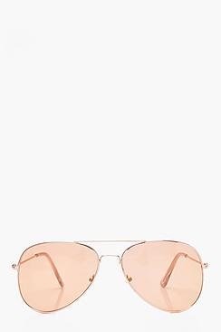 Boohoo Kate Pastel Lens Aviators