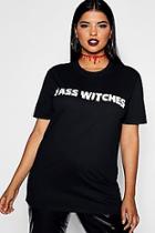 Boohoo Plus 'yass Witches' Slogan Halloween T-shirt