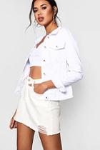 Boohoo Jade Cotton Twill Jacket
