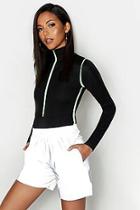 Boohoo Tall Reflective Fabric Shorts