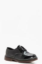 Boohoo Jemima Chunky Lace Up Brogue
