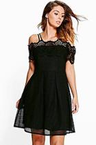 Boohoo Boutique Marcie Bardot Prom Dress