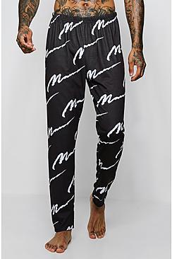 Boohoo All Over Man Design Lounge Pants