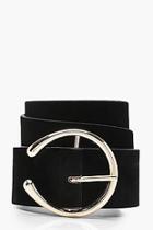 Boohoo Sophia Split O Ring Chunky Boyfriend Belt
