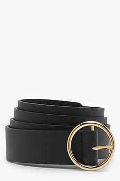 Boohoo Circle Ring Boyfriend Belt