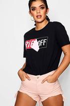 Boohoo Aria Rip Off Gildan Printed T-shirt