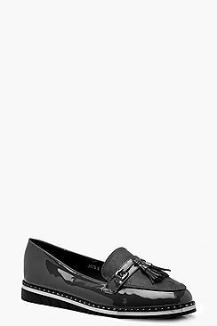 Boohoo Tassel Detail Loafers