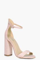Boohoo Bella 2 Part Heel Nude