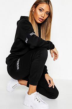 Boohoo Woman Hoody & Jogger Tracksuit Set