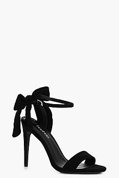Boohoo Olivia Bow Back 2 Part Heels
