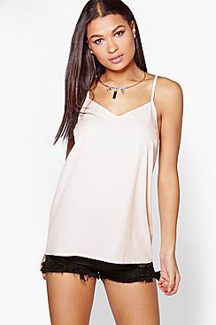 Boohoo Jane Woven Solid Cami