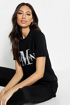 Boohoo Woman Graphic T-shirt
