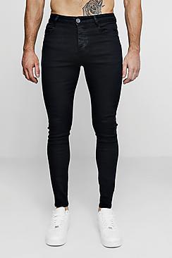 Boohoo Super Skinny Jeans With Checkerboard Print