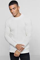 Boohoo Muscle Fit Ribbed Turtle Neck Sweater