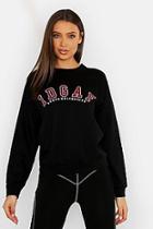 Boohoo Tall Idgaf Slogan Sweater