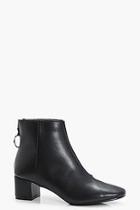 Boohoo Lyse O Ring Ankle Boots