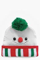 Boohoo Darcey Christmas Snowman Beanie Hat